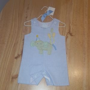 NWT Mud Pie seersucker romper 12-18 months